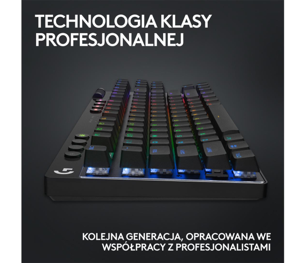 LOGITECH G PRO X TKL Lightspeed Tactile czarny 920-012136 - 1172772 - zdjęcie 13